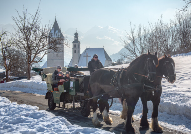     Horse-drawn carriage ride in Kitzbühel 
